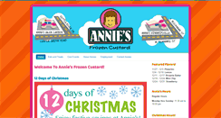 Desktop Screenshot of anniesfrozencustard.com